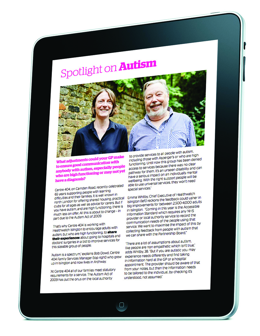 Healthwatch Autism campaign, 'Interview' designed by West Creative