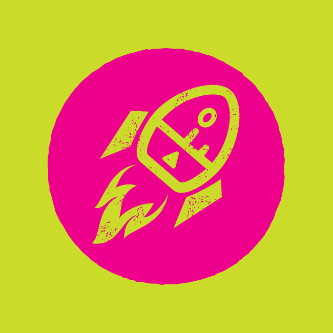 Pan Out Rocket Icon, designed by West Creative